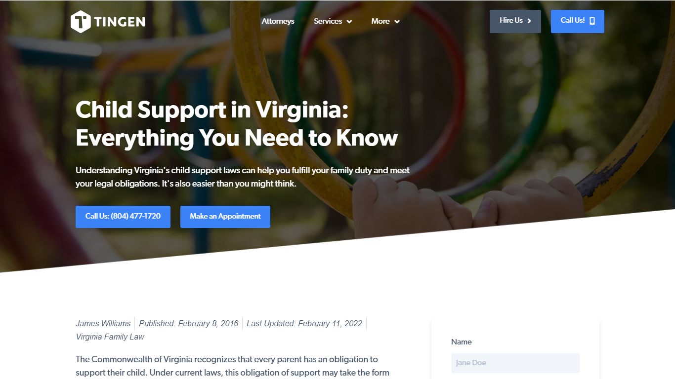 Child Support in Virginia: Everything You Need to Know